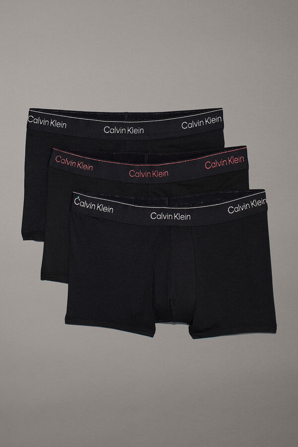 Calvin Klein Pack 3 boxers logo CK black