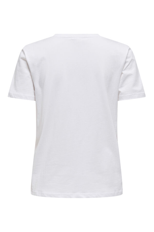 Only Play Camiseta manga corta blanco