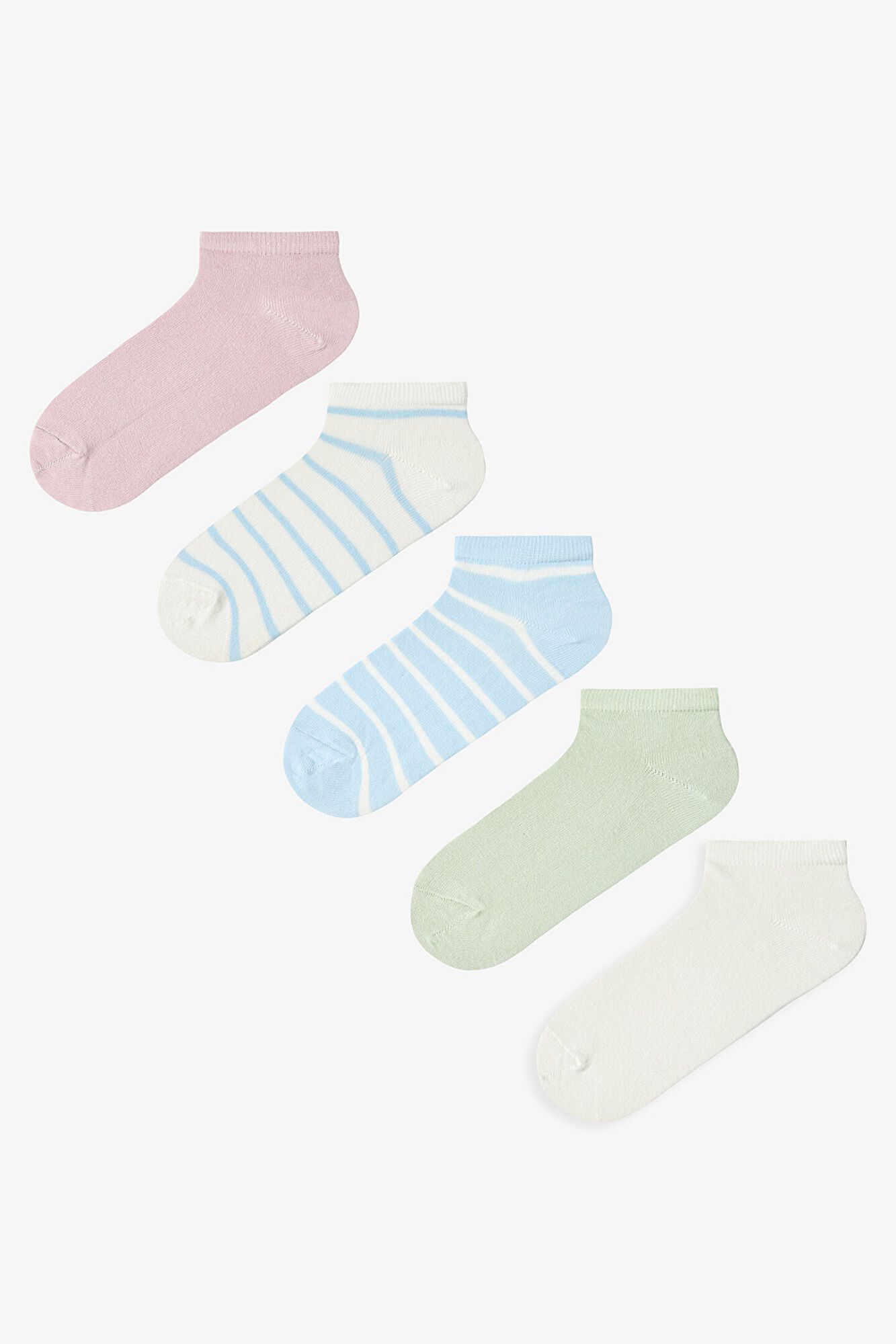 Penti Pack 5 calcetines cortos liso y rayas