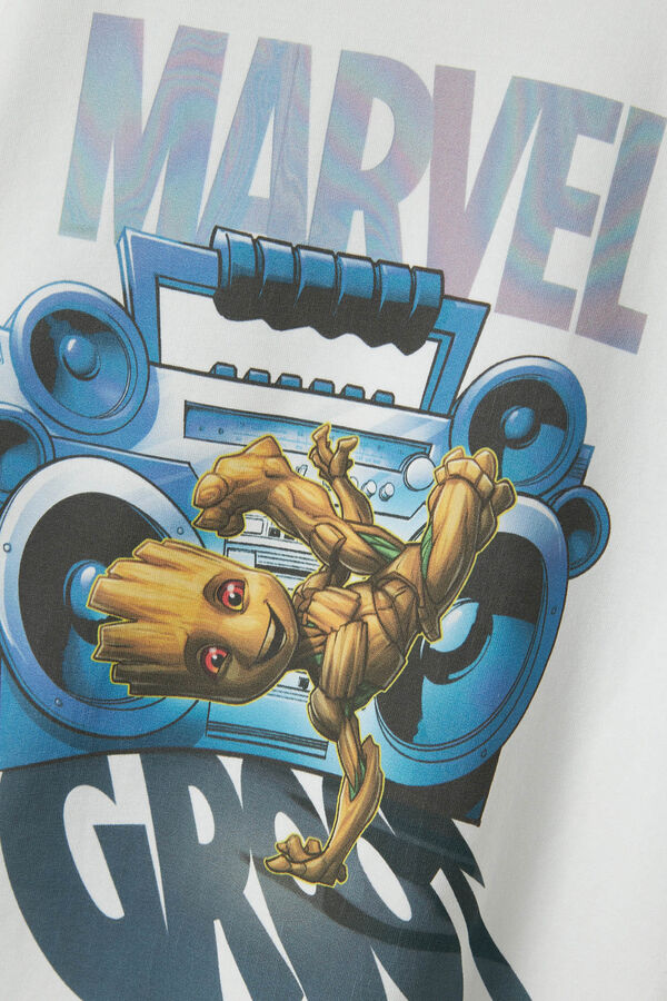 Name it Marvel kurz&auml;rmelig -Shirt Wei&szlig;