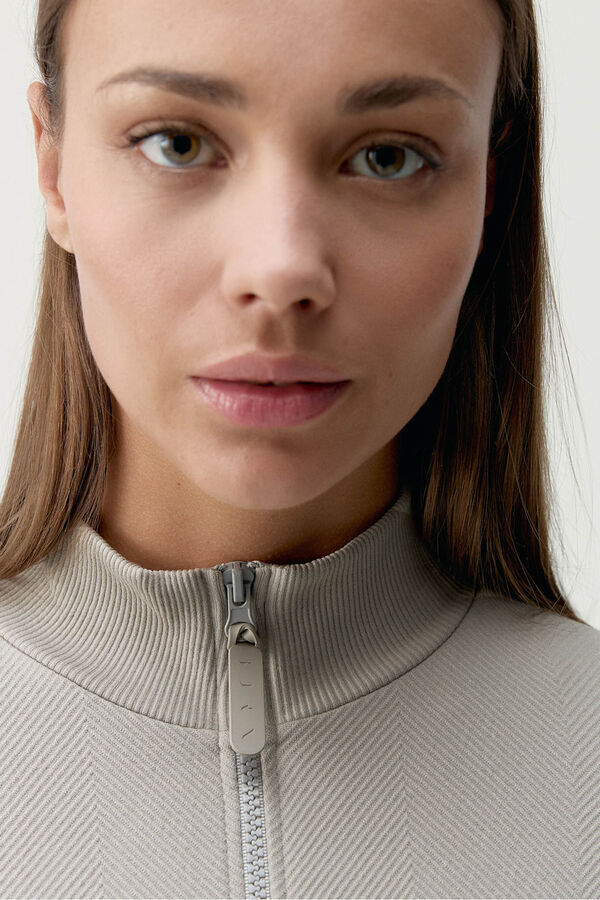 Born Living Yoga Sportjacke Gita Grain mit Print