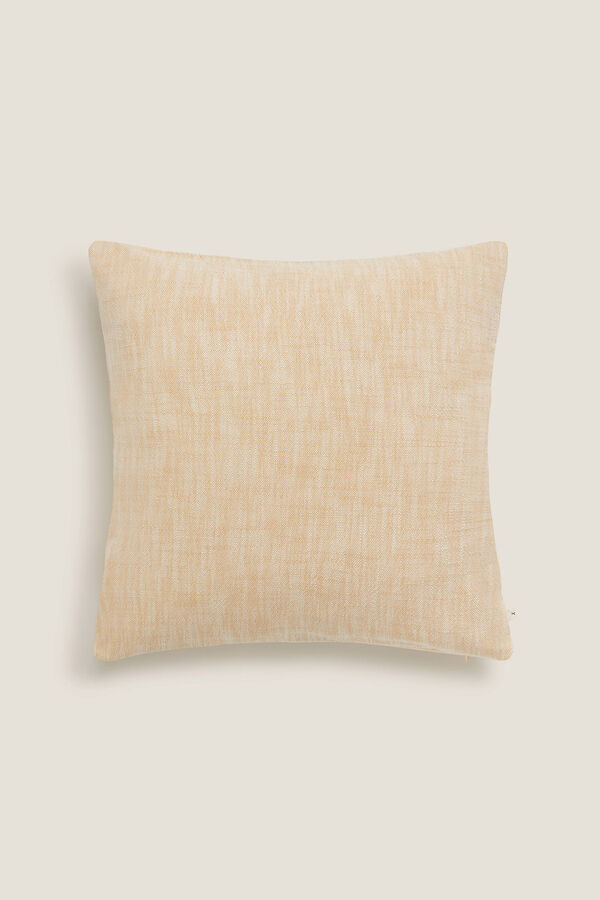 Womensecret Linen-effect cotton cushion cover printed