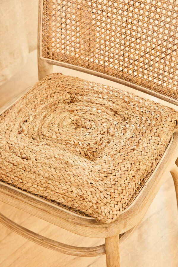Calma House Cojín de silla de yute Ural nude