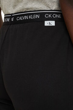 Womensecret Calças de algodão com cós elástico da Calvin Klein preto