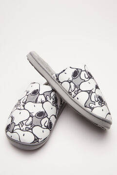 Womensecret Grey Snoopy print slippers grey