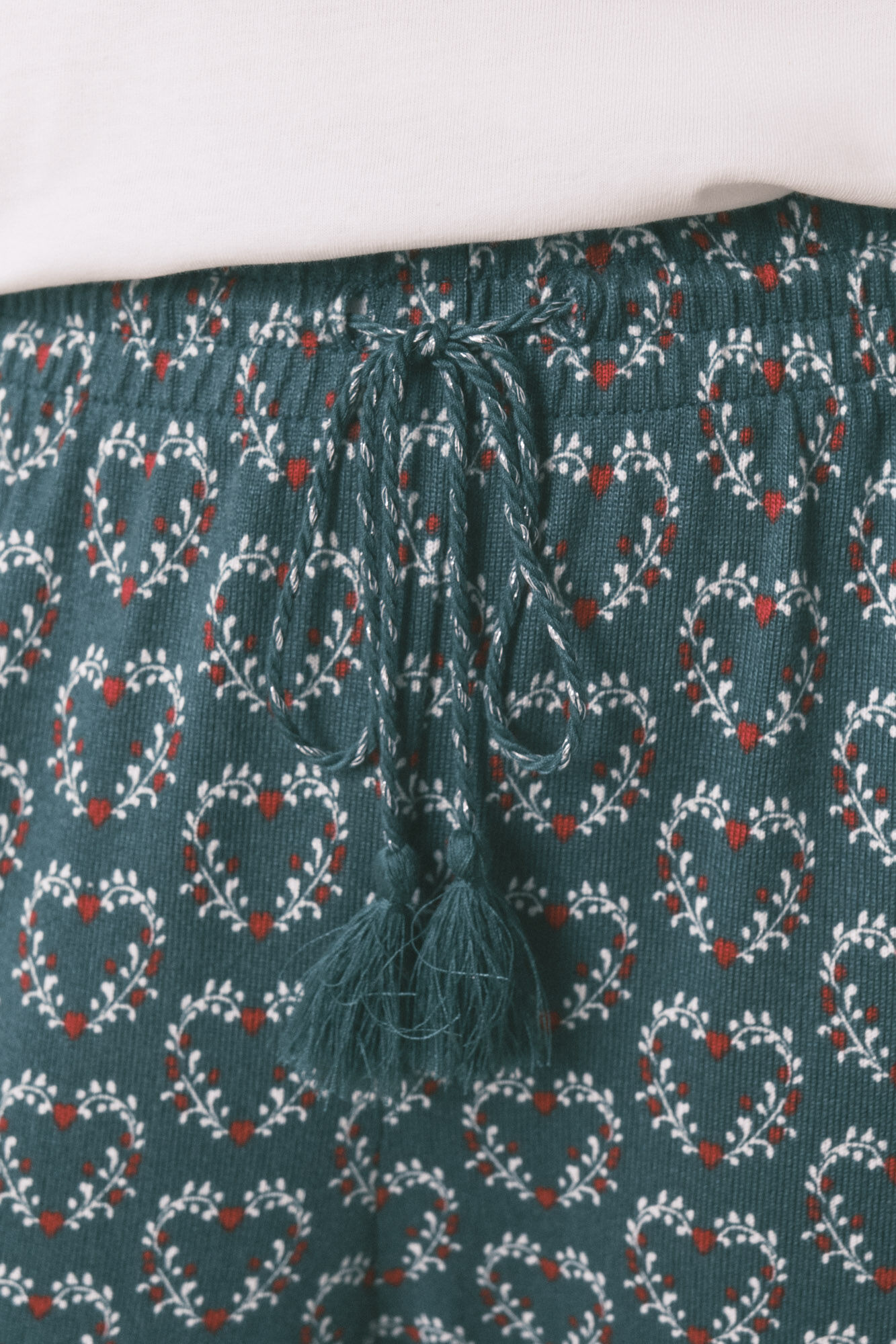 Women'secret Long jersey-knit trouser with heart print