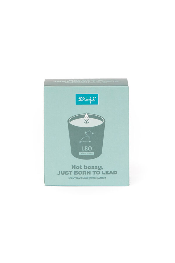 Mr. Wonderful Scented candle - Leo printed