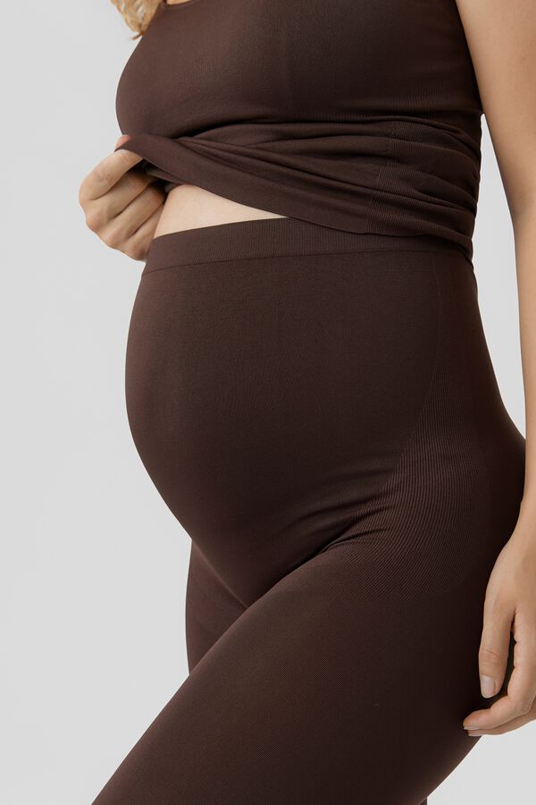 Mamalicious Maternity long leggings nude