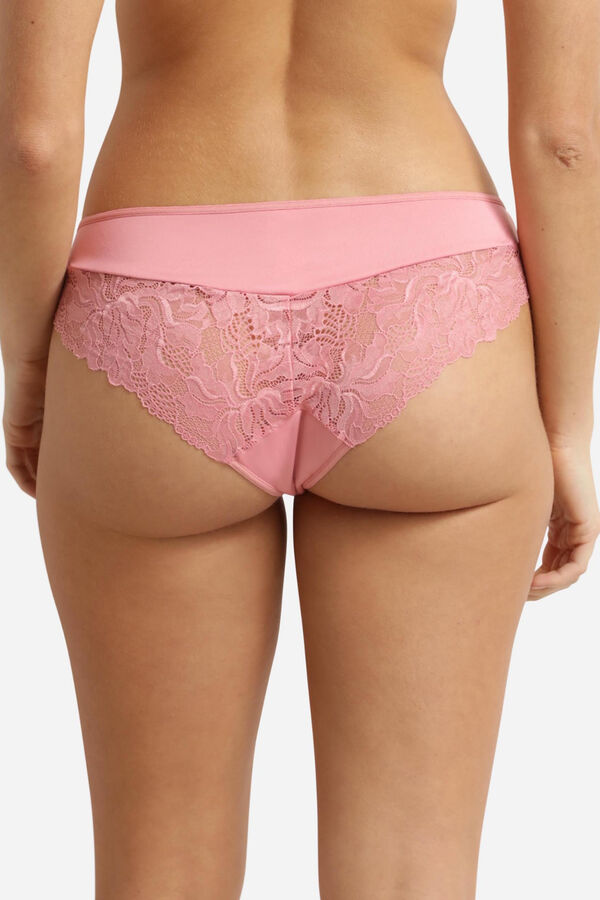 DIM Generous Essentiel lace panty pink