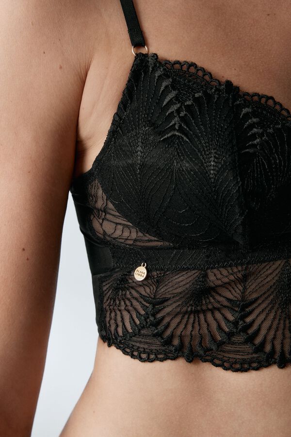 Black Limba Black non-wired bra Nerina black