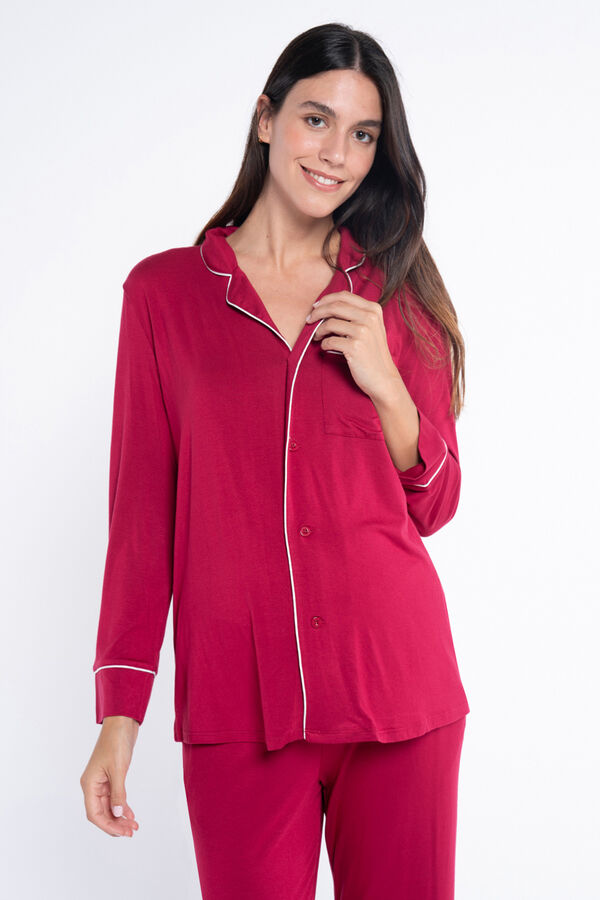 Ohma! Long sleeve Classic Pyjamas red