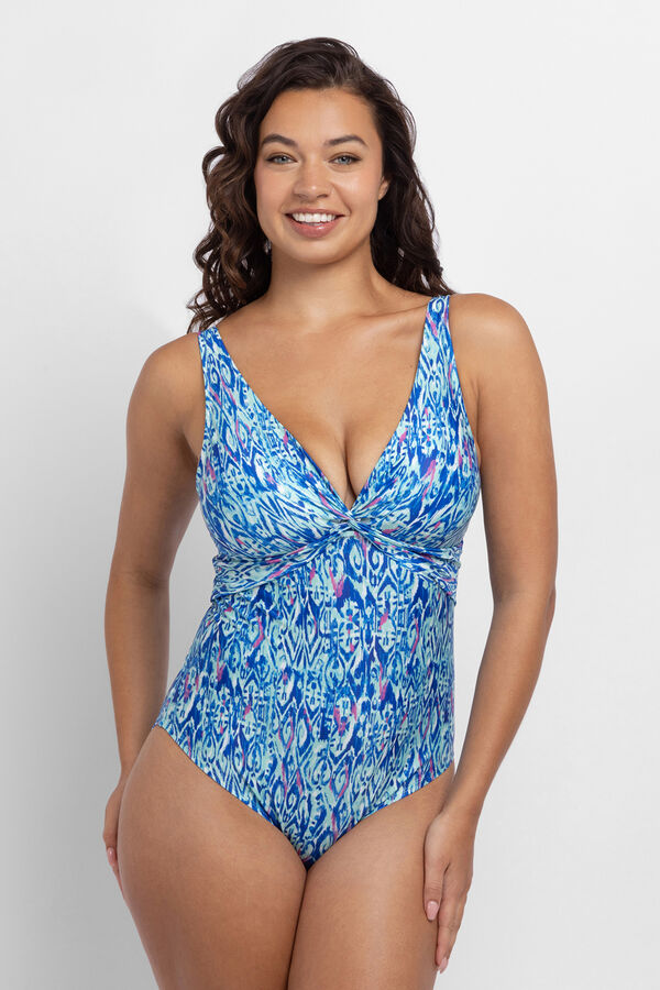 Dorina Ba&ntilde;ador una pieza relleno ligero Ventura estampado