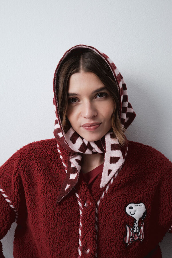 Women'secret Striped jersey-knit triangle scarf printed