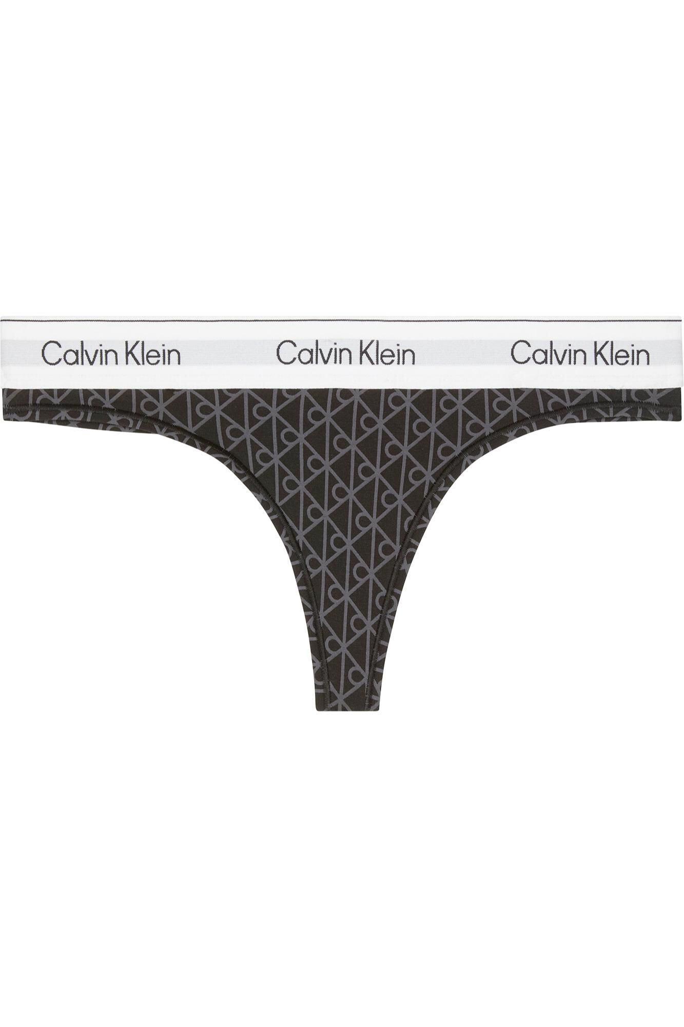 Calvin Klein Braga tanga de algod&oacute;n con logo