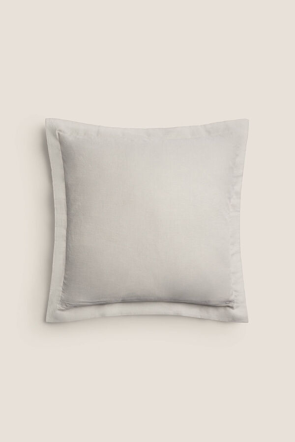 Womensecret Cotton linen cushion cover white