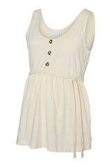 Mamalicious Top de tirantes maternity y lactancia blanco