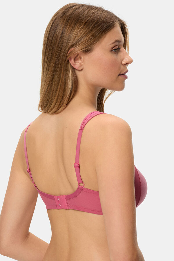 DIM Generous Minimizer Underwire Minimizing Bra  pink
