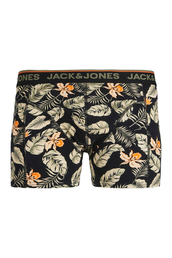 Jack & Jones B&oacute;xer estampado flores de algod&oacute;n green