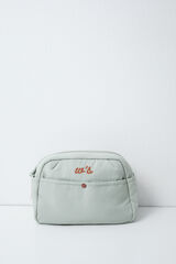 Women'secret Aqua puffer medium vanity case green