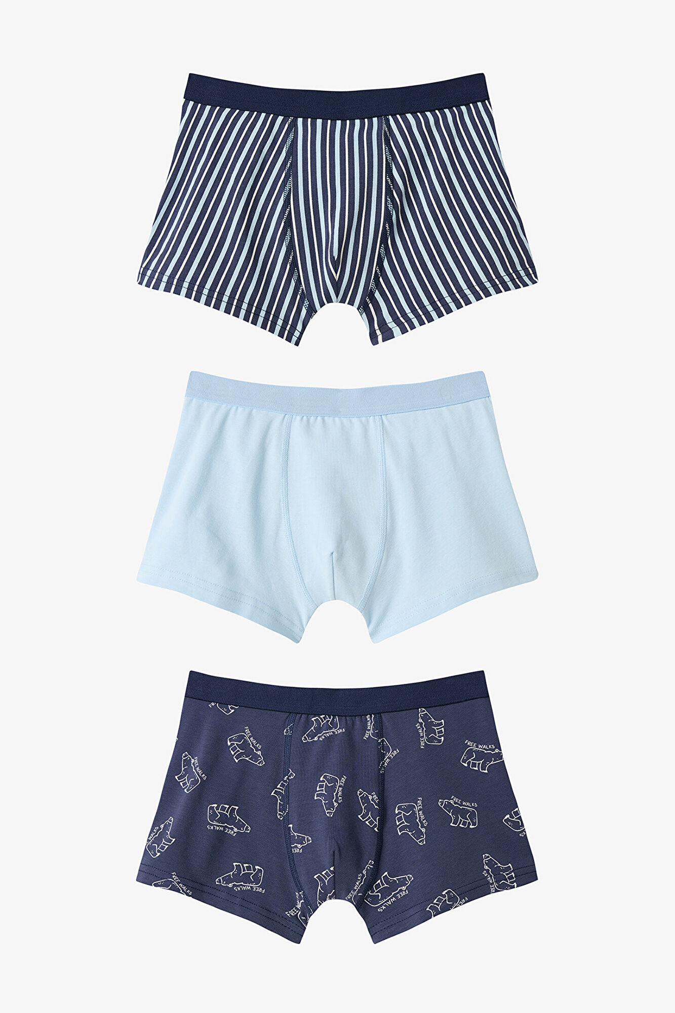 Penti Pack de 3 boxers de osos y rayas para ni&ntilde;o