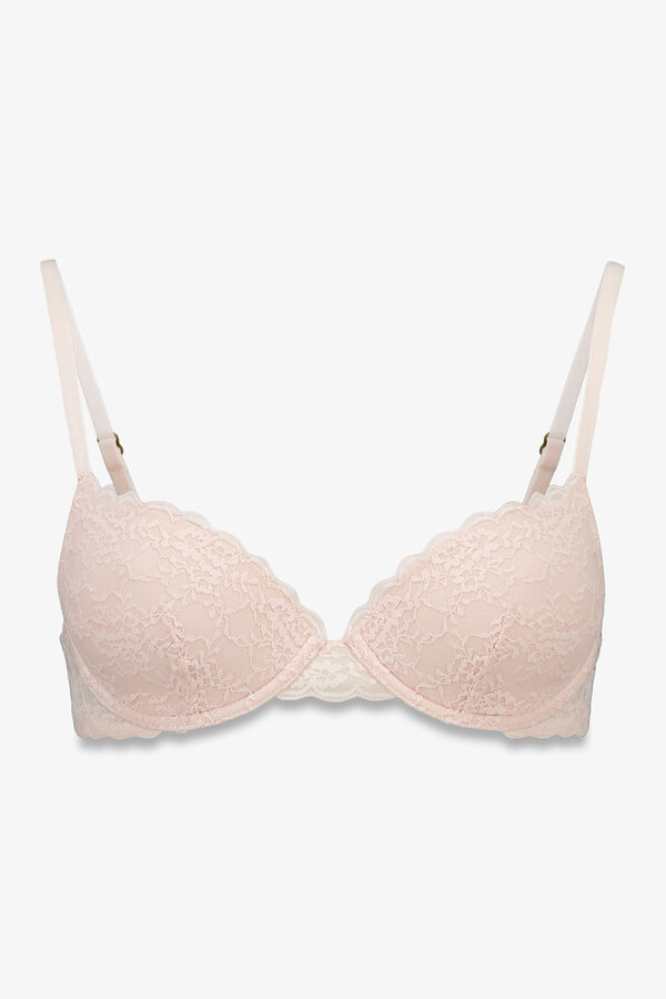 Women'secret Klasičan PRELEPI punjenje grudnjak sa ružičastom čipka Roze