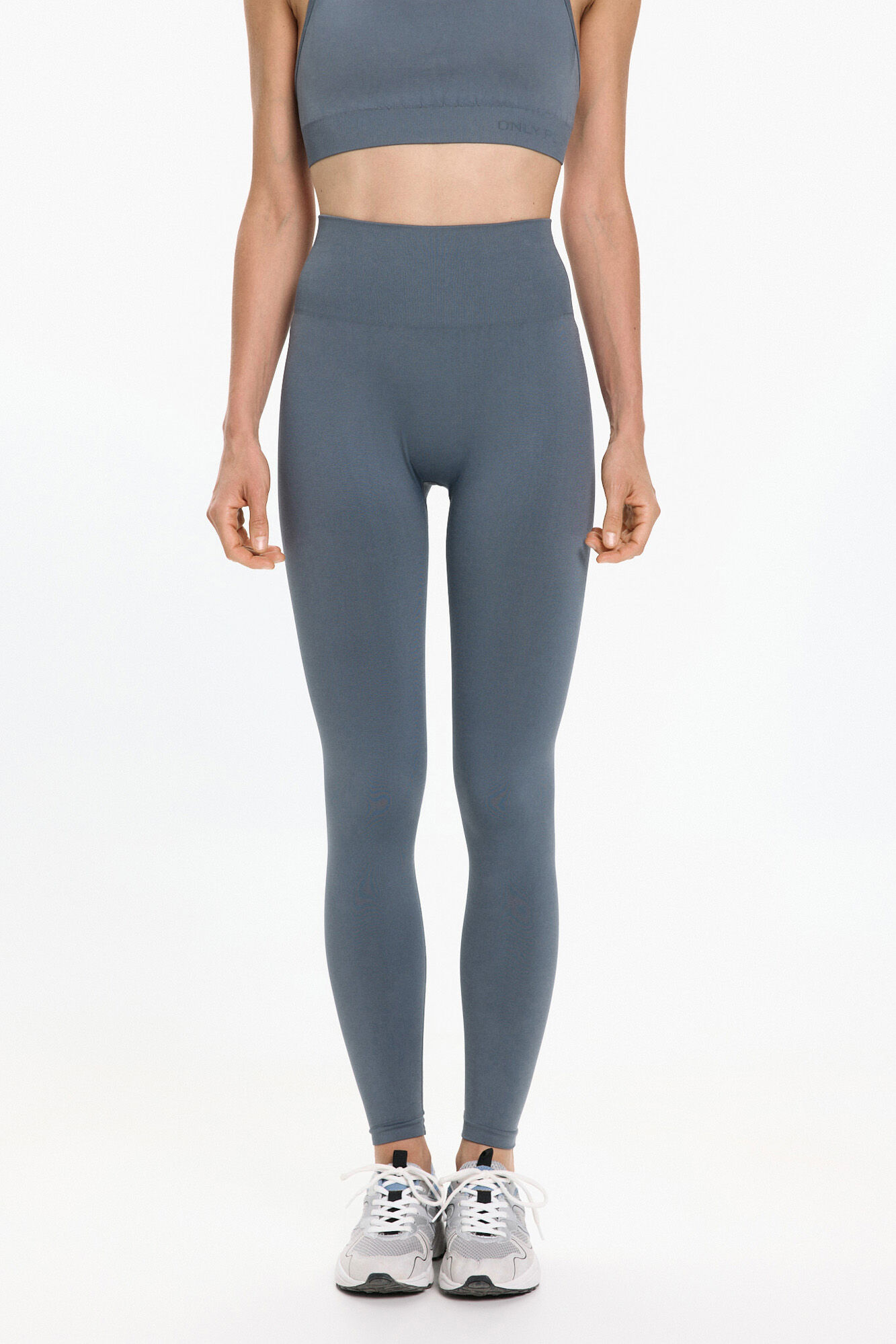 Only Play Legging franzida de cintura extra alta