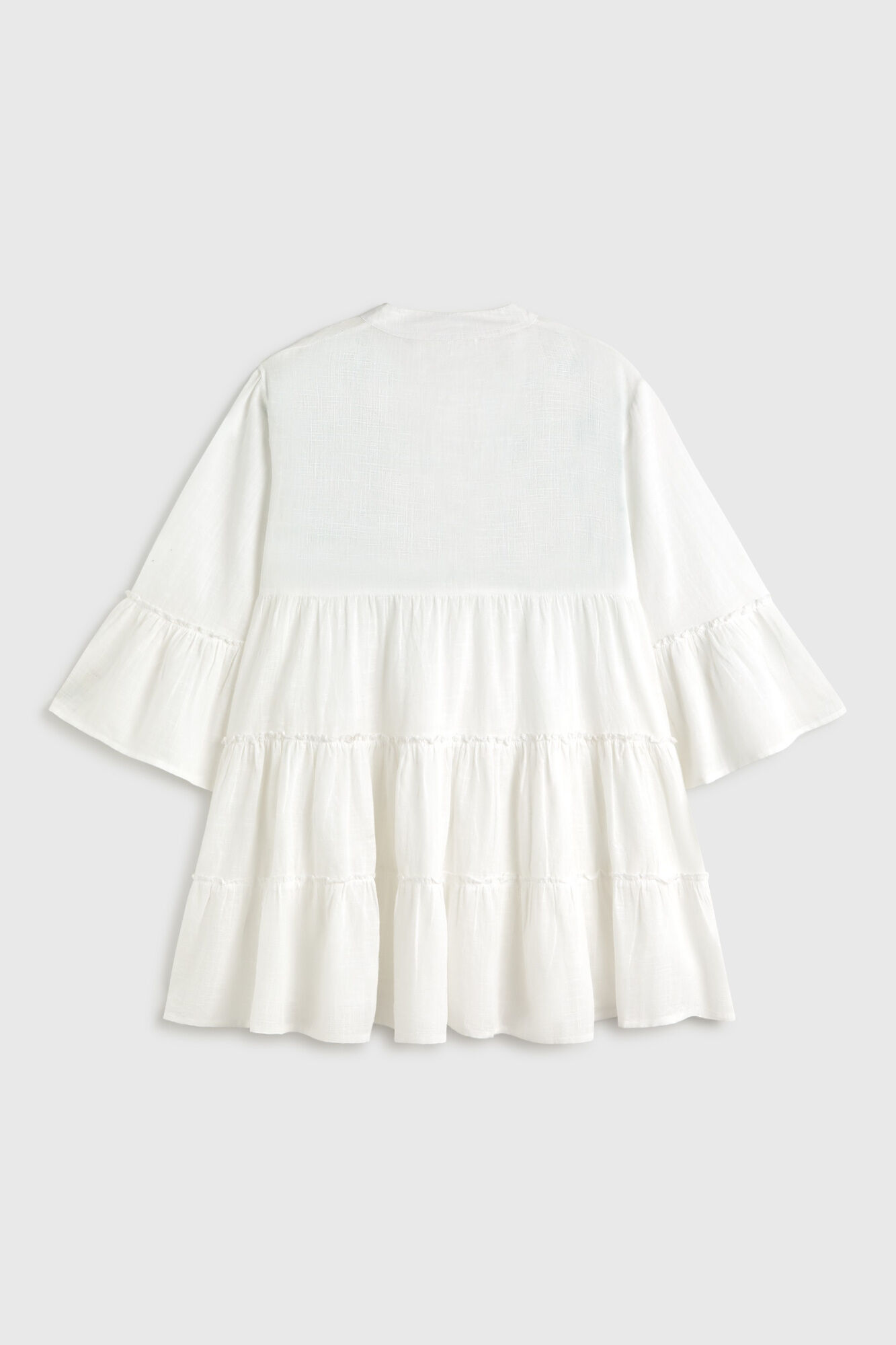 Textura T&uacute;nica  algod&oacute;n bordada