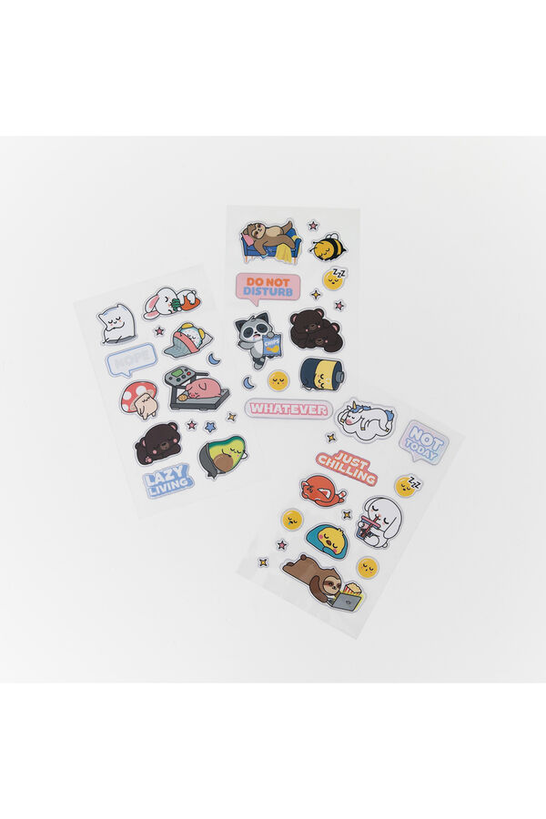 Mr. Wonderful Stickers Lazy Bo-Bo printed