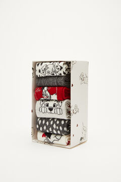 Womensecret 6-pack box 101 Dalmatians socks printed