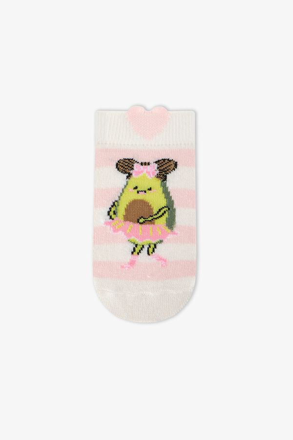 Penti Pack 4 calcetines cortos aguacate estampado