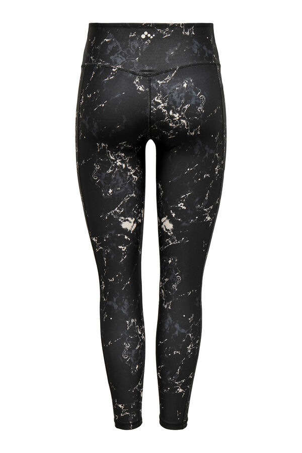 Only Play Leggings mit hoher Taille und Tasche Schwarz