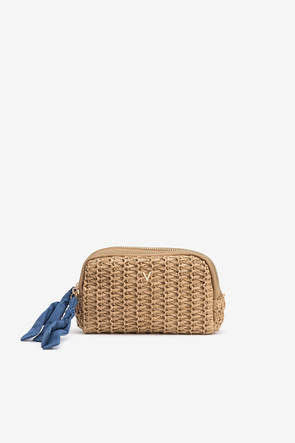 Vilanova Straw Effect Toiletry Bag Boja kože