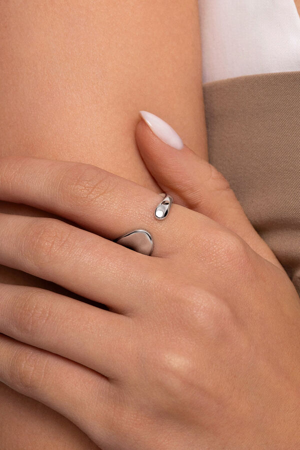 Womensecret Aire silver ring gris