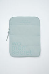 Women'secret Green puffer tablet case green