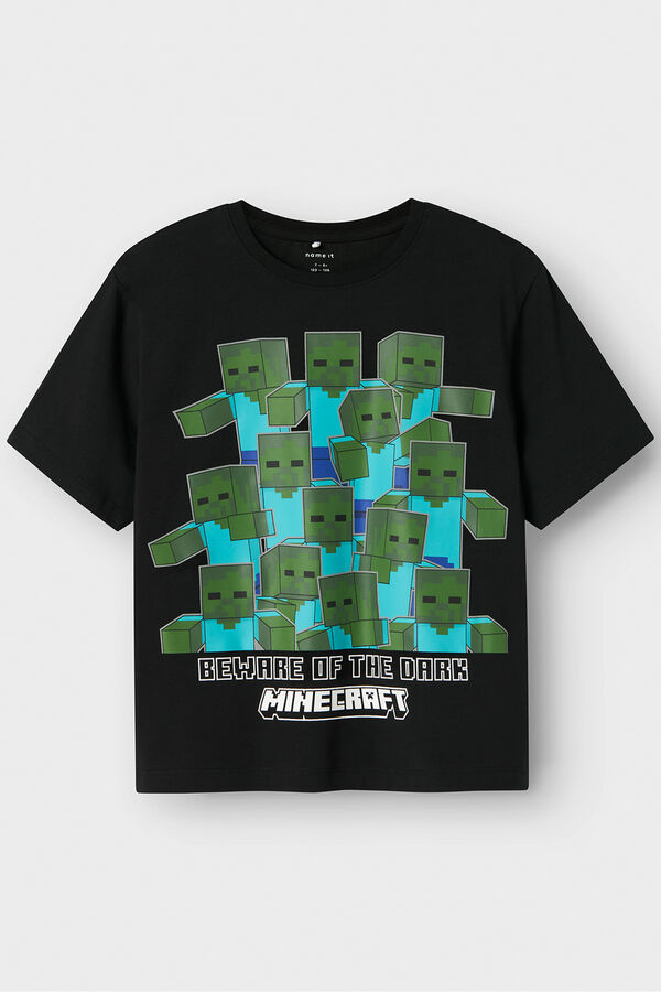 Name it Minecraft T-shirt for boys  black