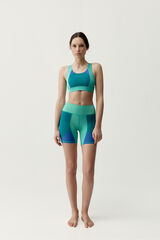 Born Living Yoga Blau-gr&uuml;ne Sport-Shorts DARANA Blau