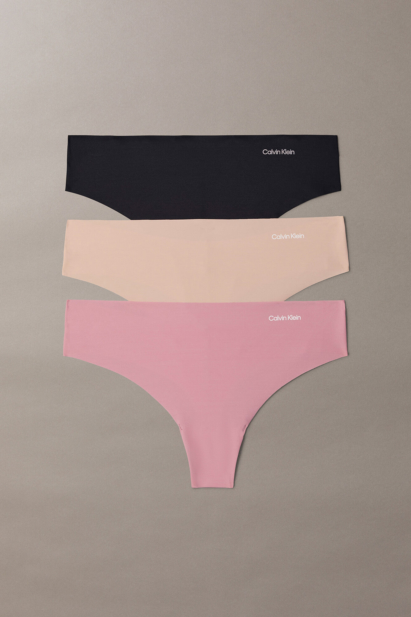 Calvin Klein Pack 3 tangas microfibra logo