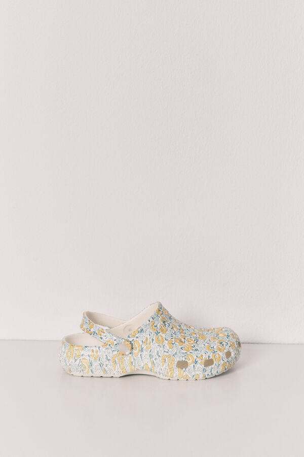 Women'secret Floral clog slippers printed