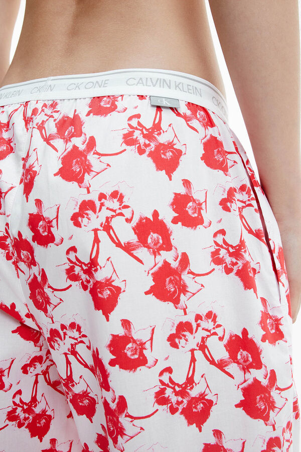 Womensecret Pantalón de pijama con cinturilla de Calvin Klein blanco