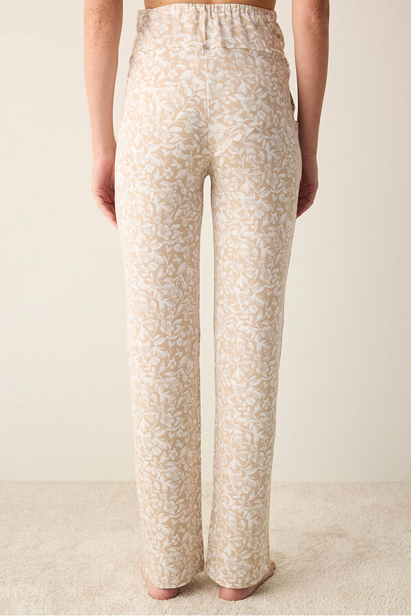 Penti Long maternity pyjamas pants brown