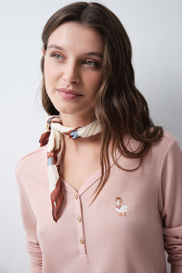 Women'secret T-shirt manches longues rose rose