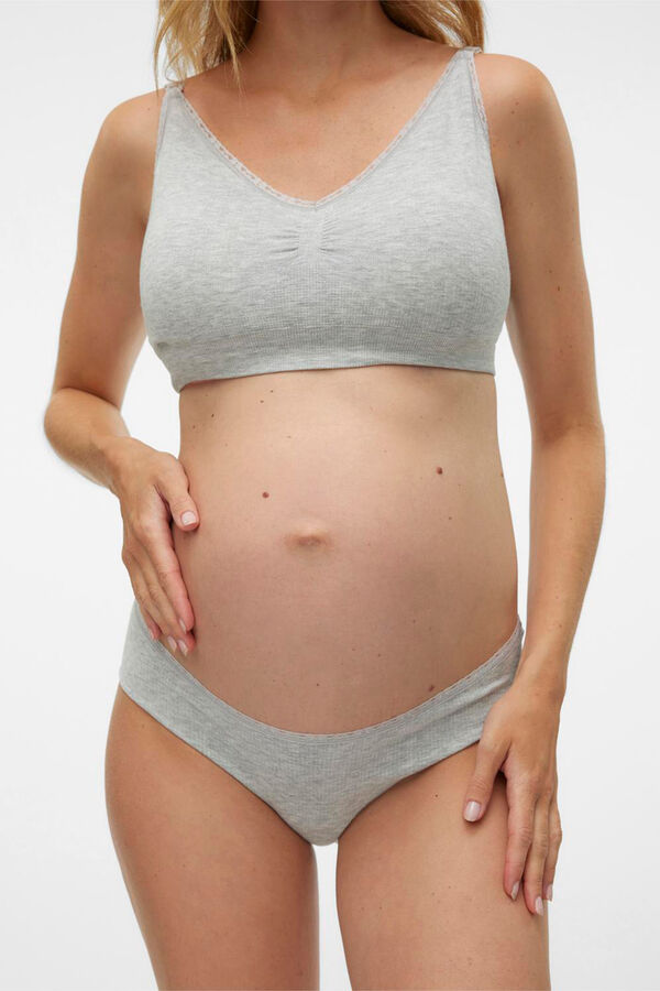 Womensecret Pack de dos bragas maternity  gris