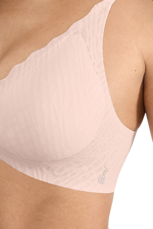 Sloggi Sujetador push up sin aro alta sujeci&oacute;n rosa