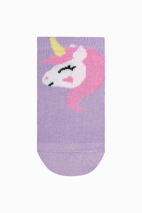 Penti Pack of 4 unicorn socks imprim&eacute;