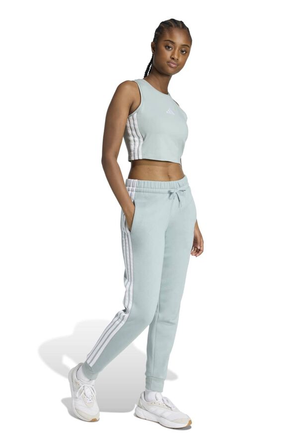 Adidas Camiseta corta acolchada 3 bandas azul