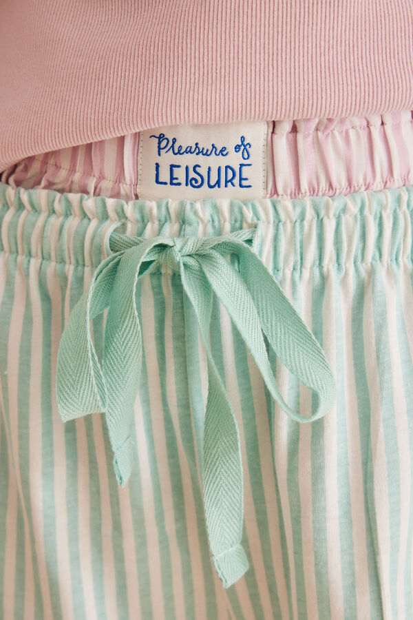 Womensecret Pijama camisero 100% algodón multicolor estampado