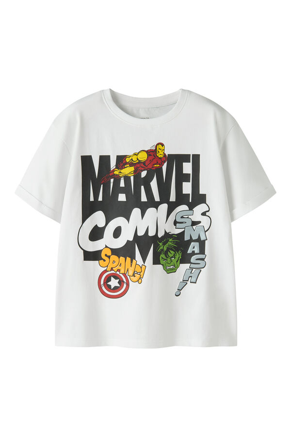 Name it Kids' short-sleeved T-shirt MARVEL white