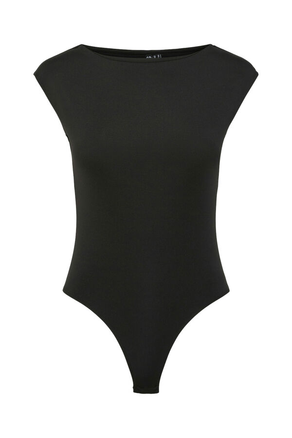 Pieces kurz&auml;rmelig Schwarz