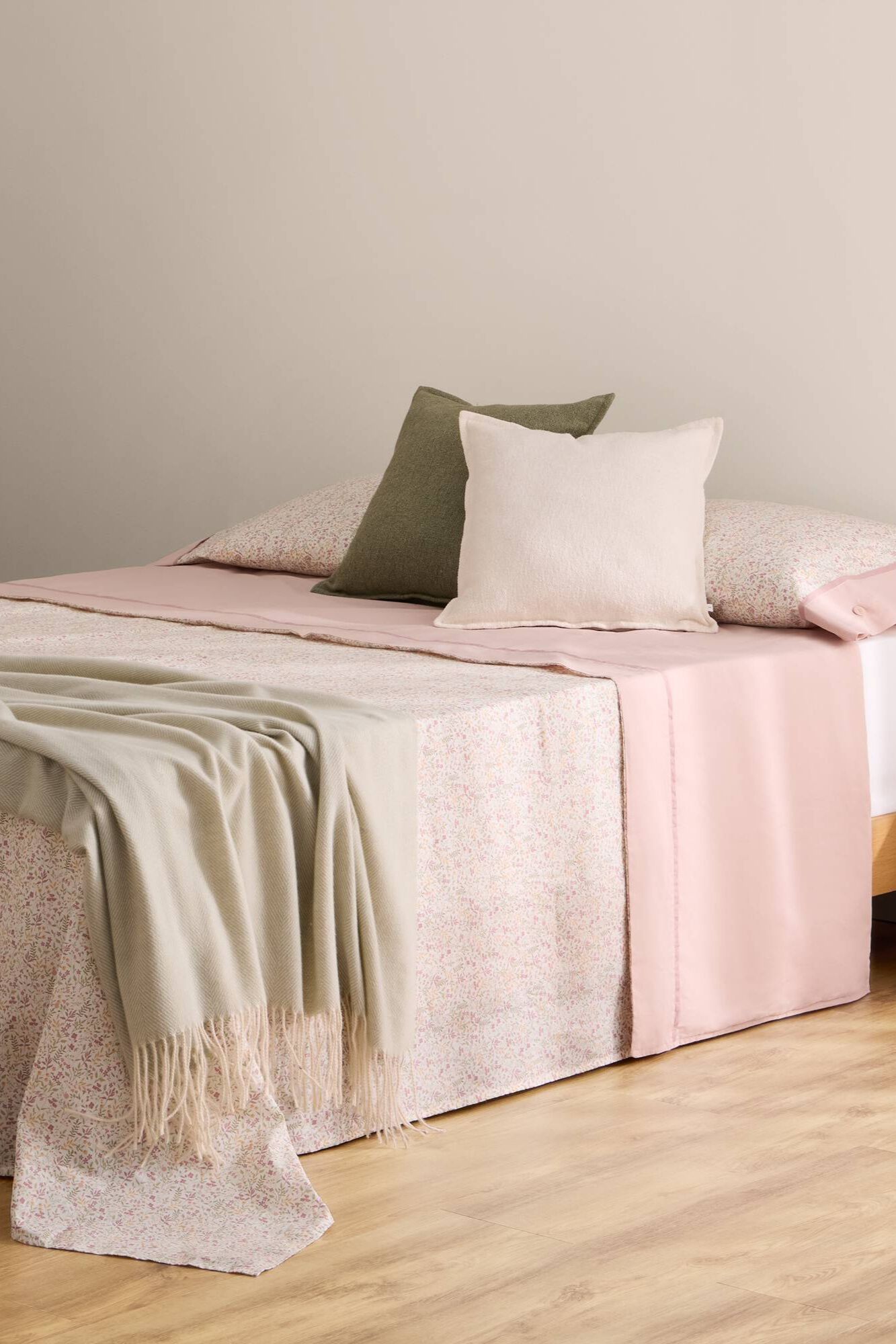 Textura Len&ccedil;ol estampado conjunto patchwork