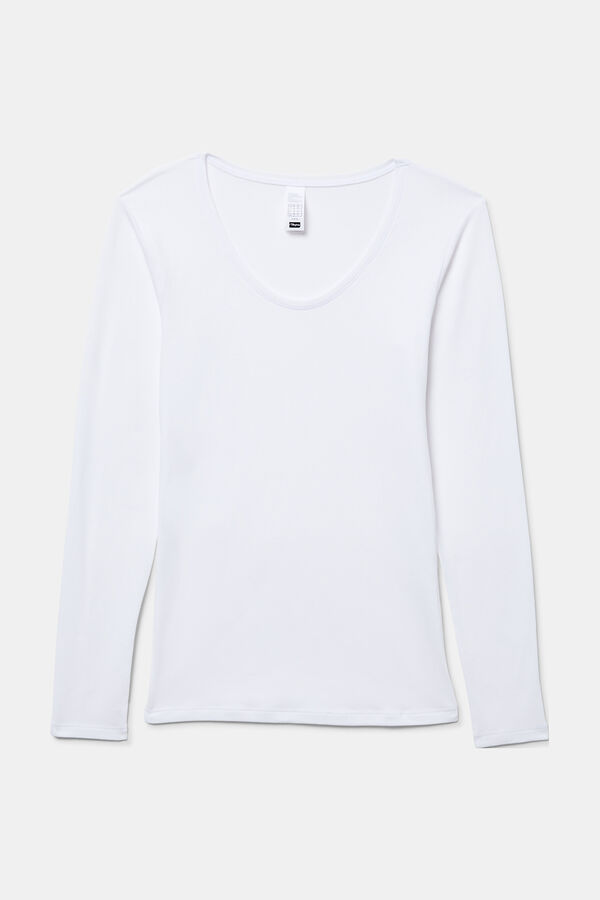 Playtex Ultra-thin thermal long sleeve -shirt termaltech white